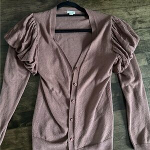 Hinge Mauve Cardigan Sweater